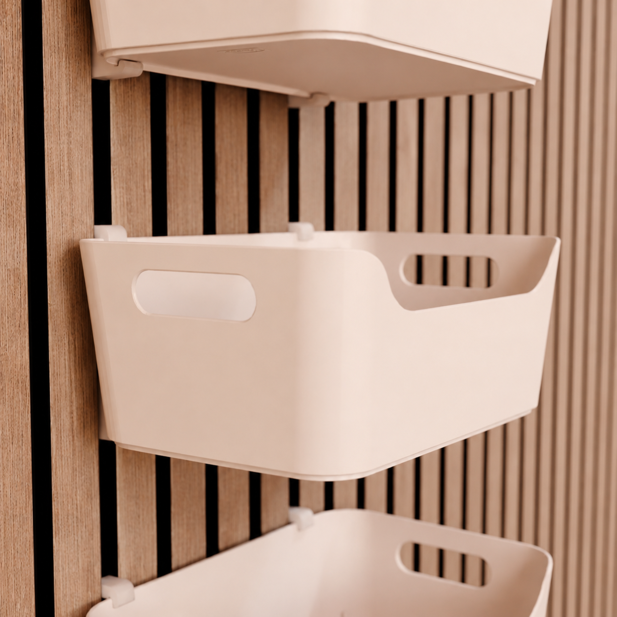 Paneelhalterungen (Set aus 2) für IKEA UPPDATERA Organizer (24 × 17 cm) – Montageart: Wandclip