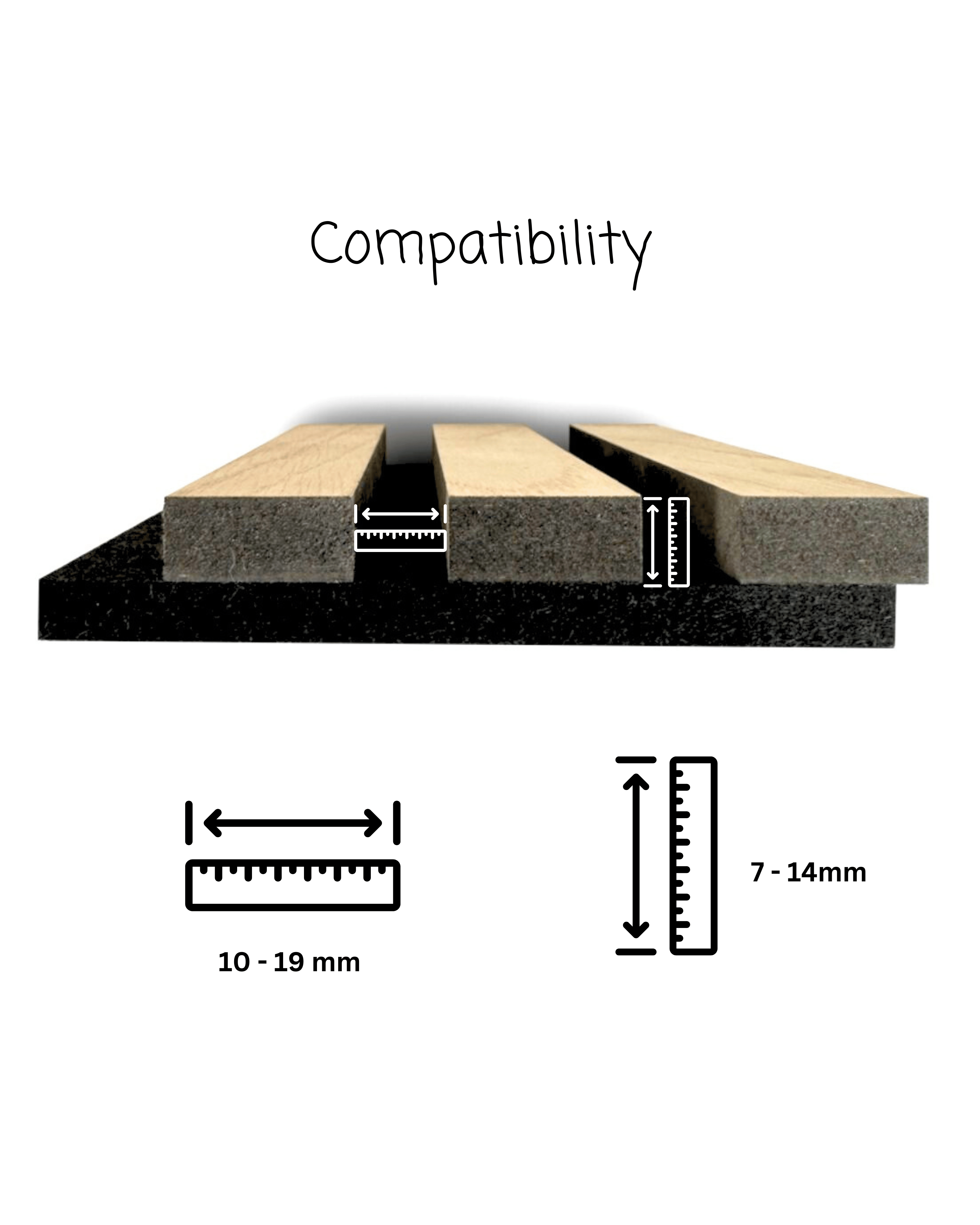 Shelf Mounts for Acoustic Panels - Installation Type: Wall Clip