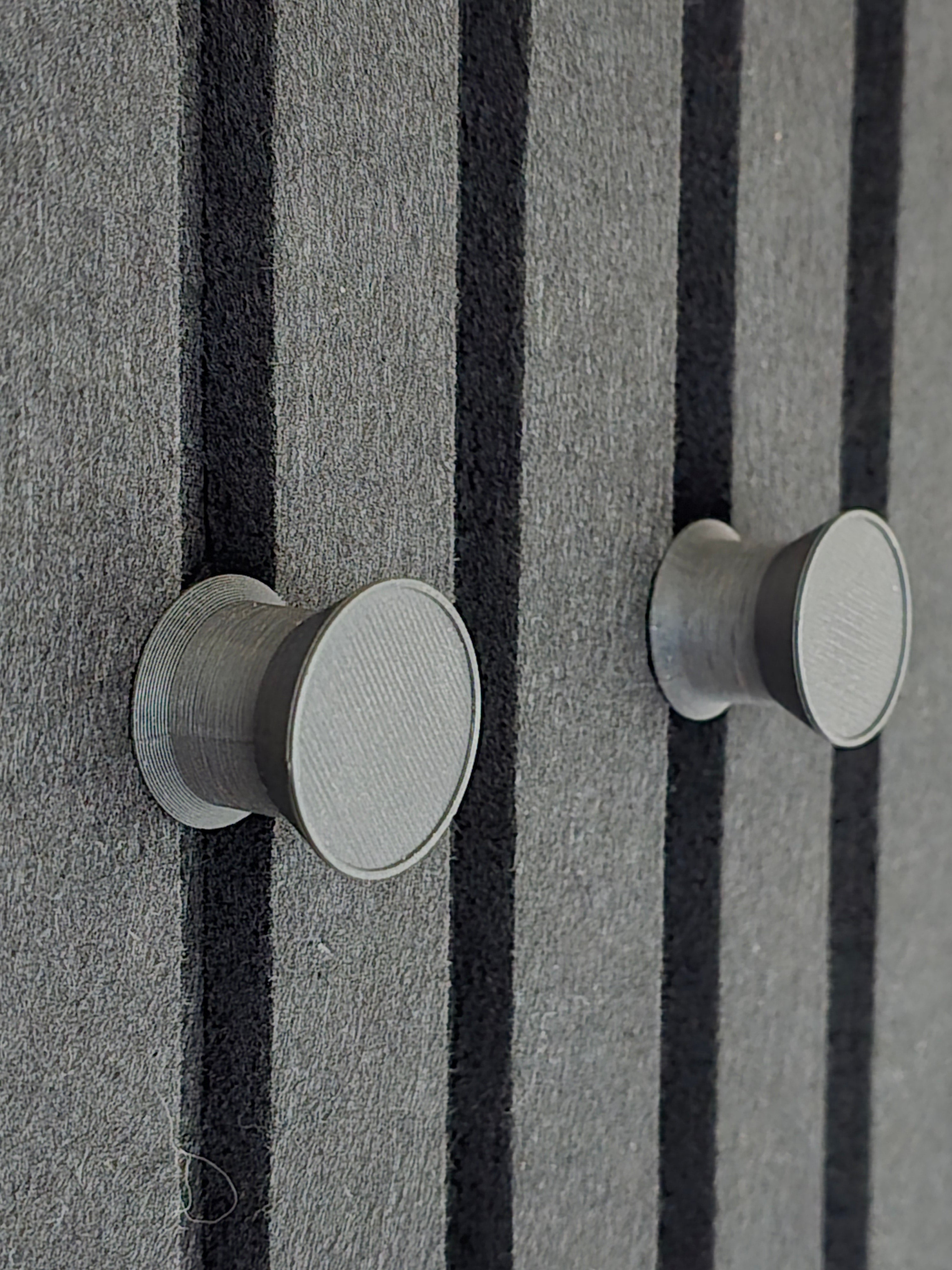 Knophaak voor akoestische panelen - Installatietype: Muurclip