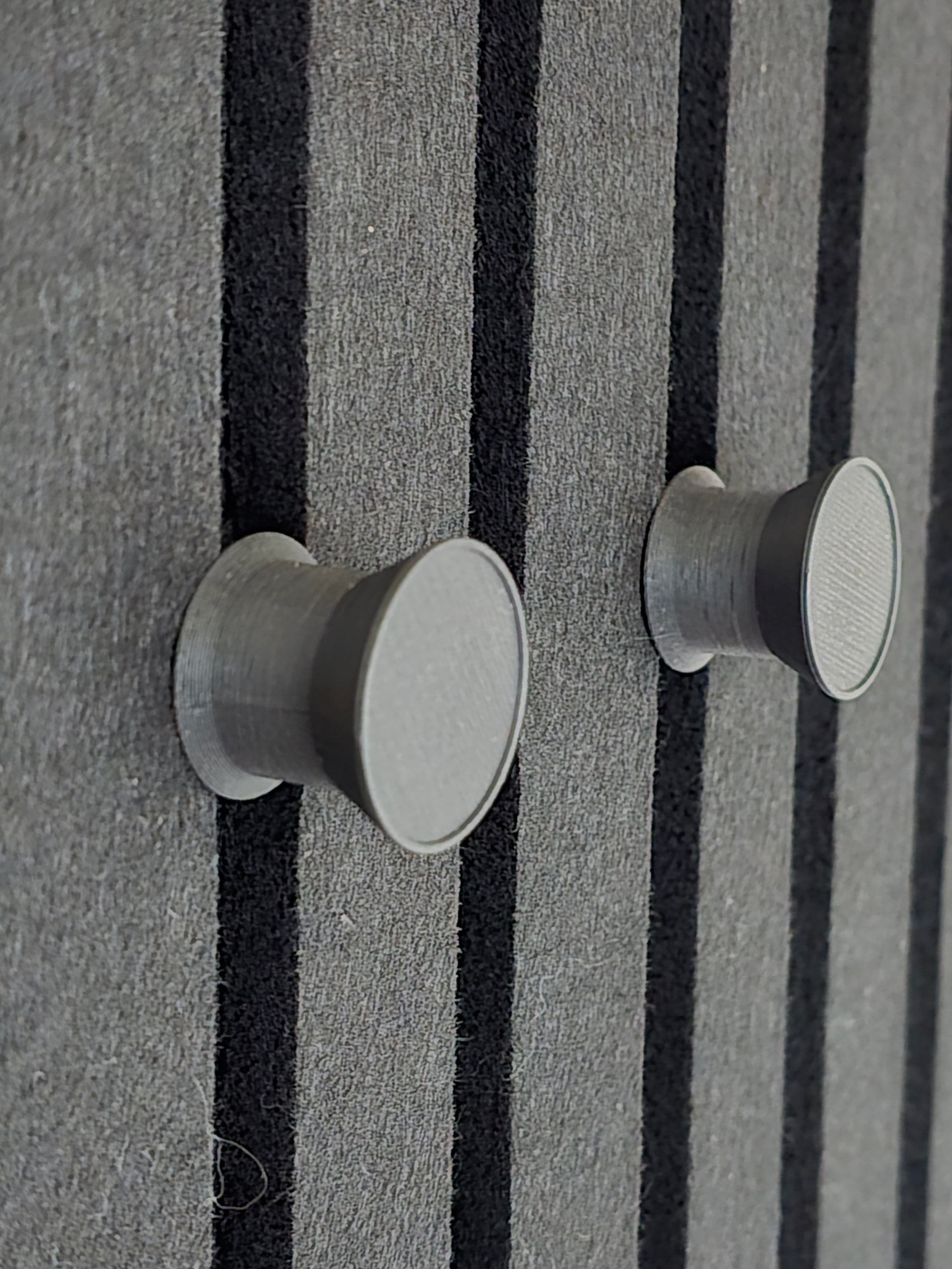 Knophaak voor akoestische panelen - Installatietype: Muurclip
