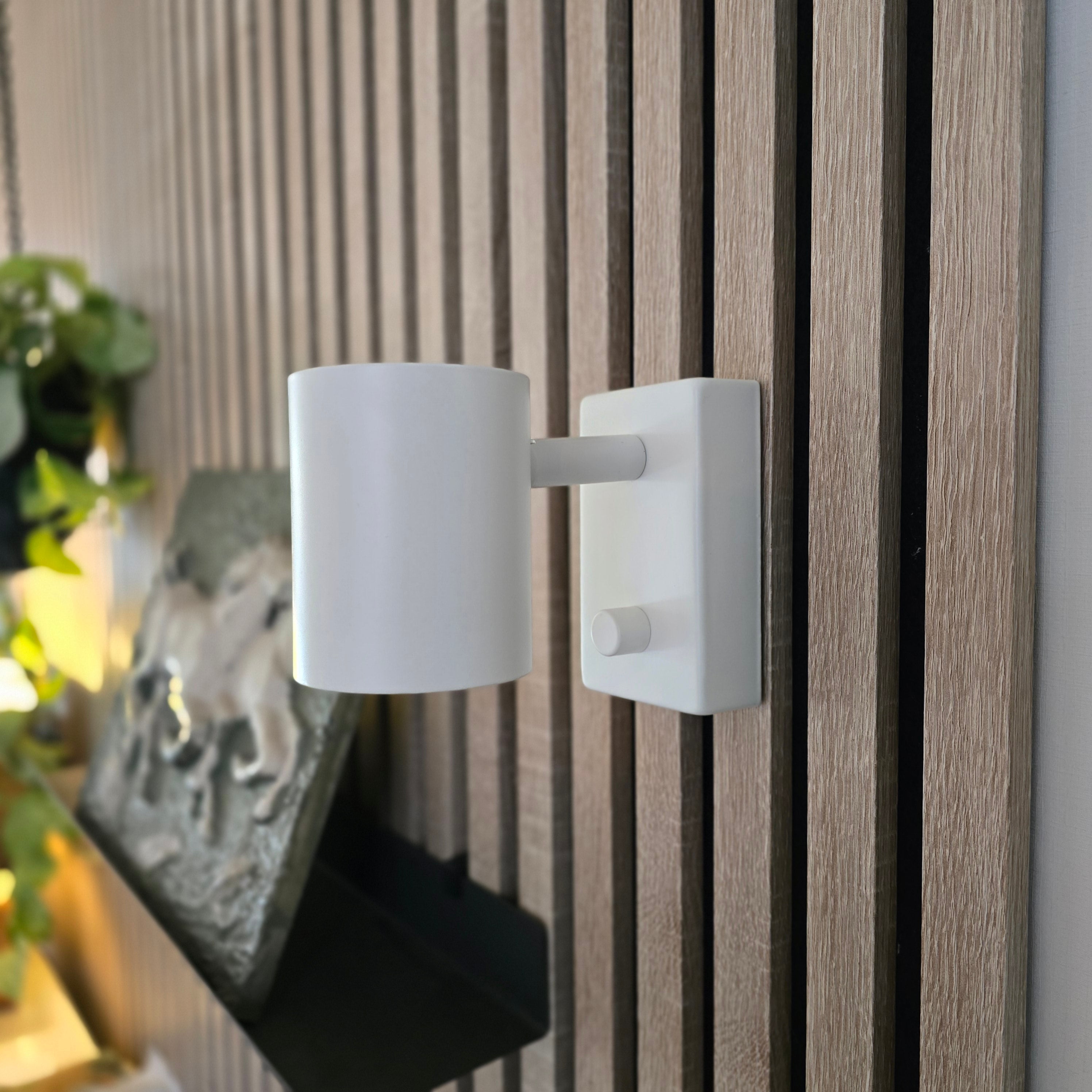 Acoustic Panel Mount for IKEA Nymane Lamp - Installation Type: Wall Clip
