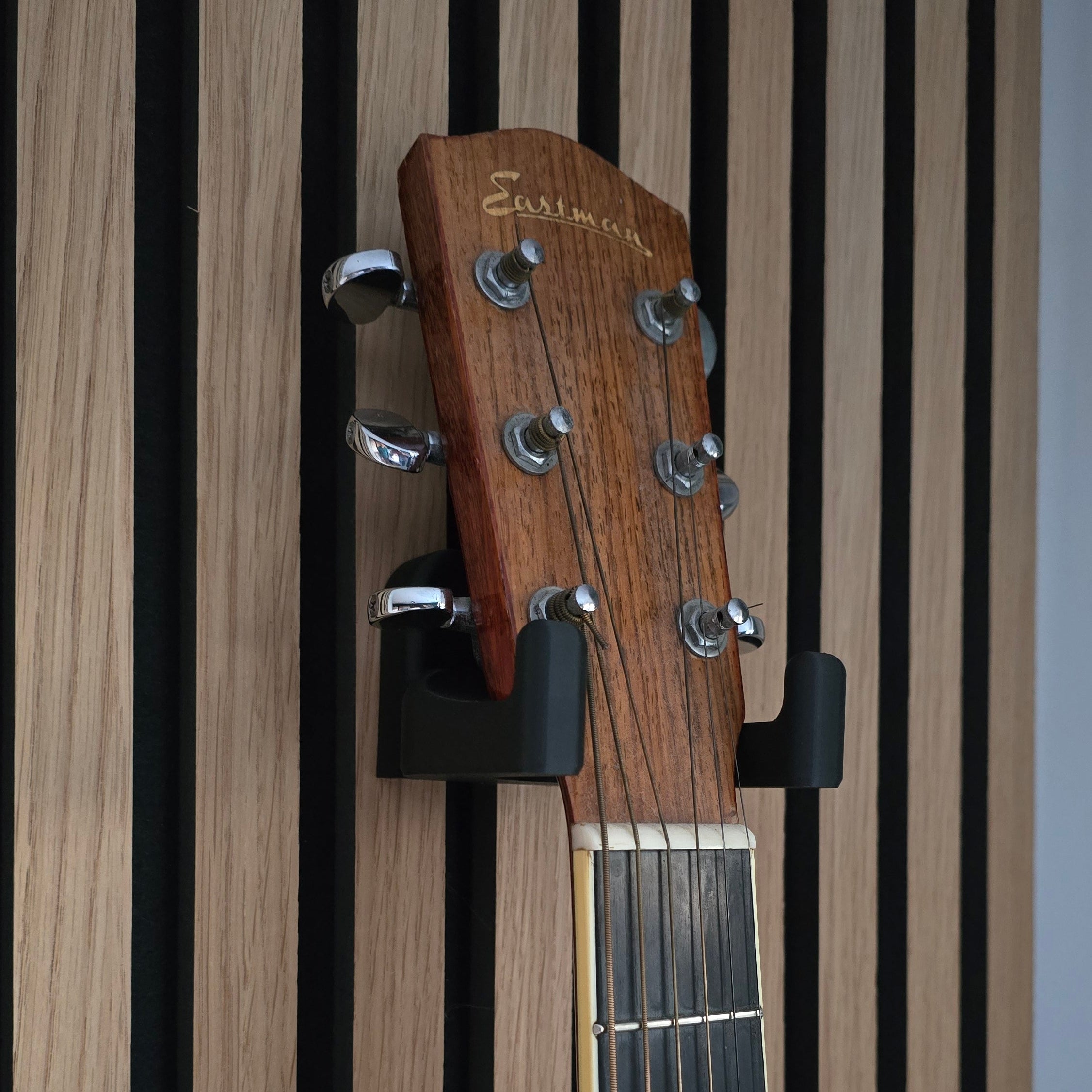Guitar Hanger for Acoustic Panels - Installation Type: Wall Clip