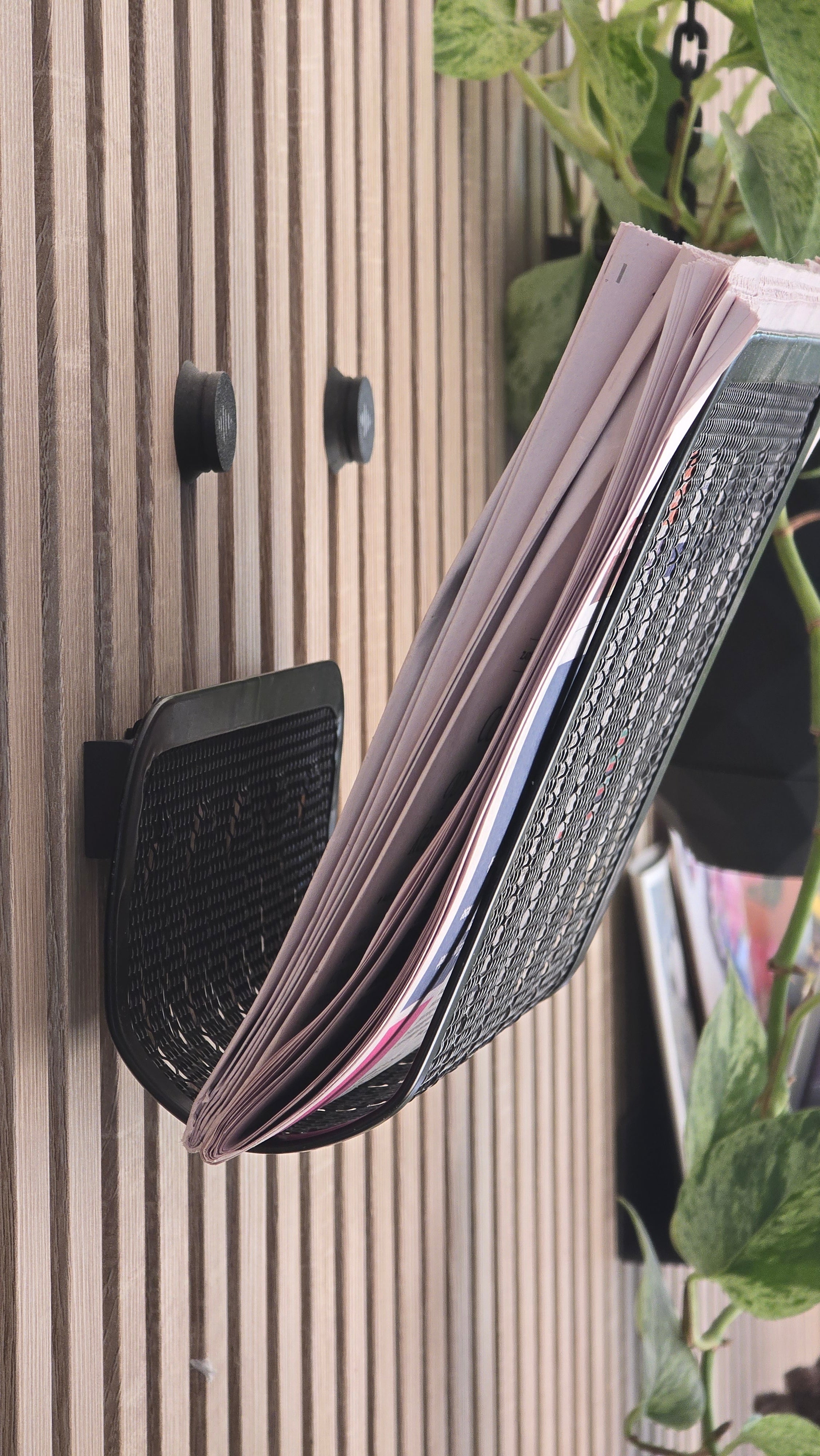 Acoustic Panel Mounts for IKEA SKADIS Accessories - Installation method: Wall Clip
