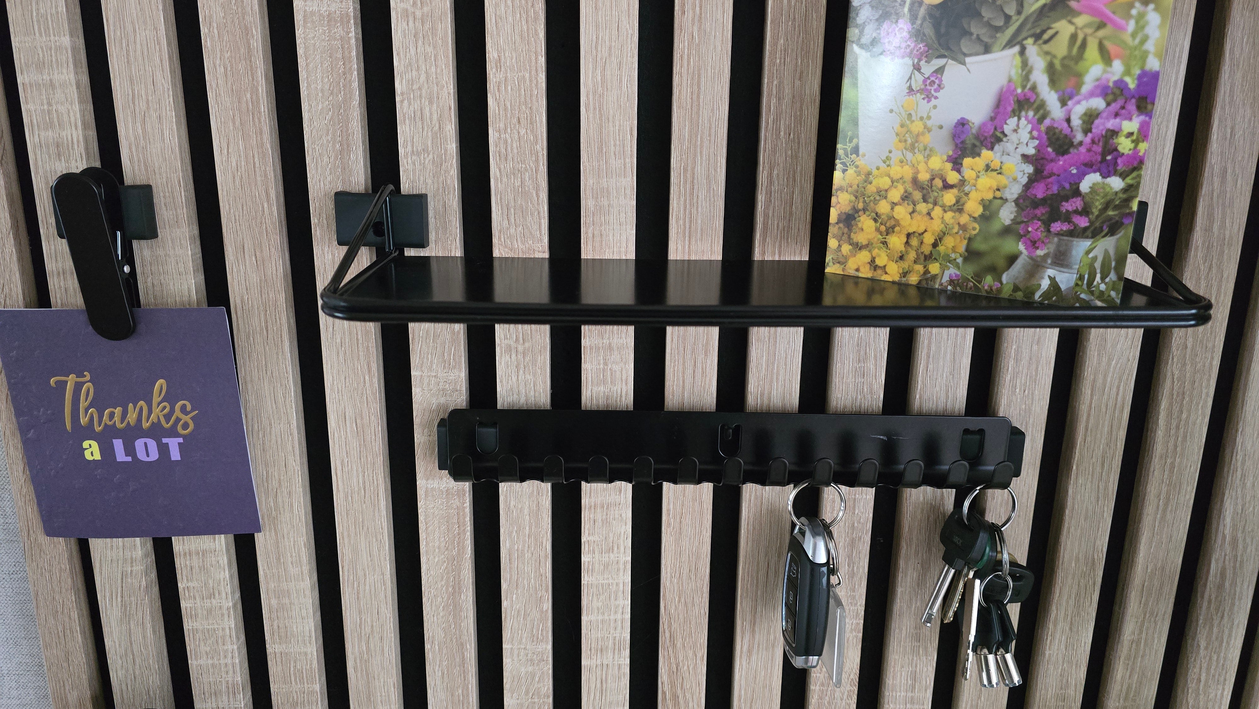 Akoestisch paneel IKEA SKADIS beugels (set van 2) - Twist & Go van WallTune