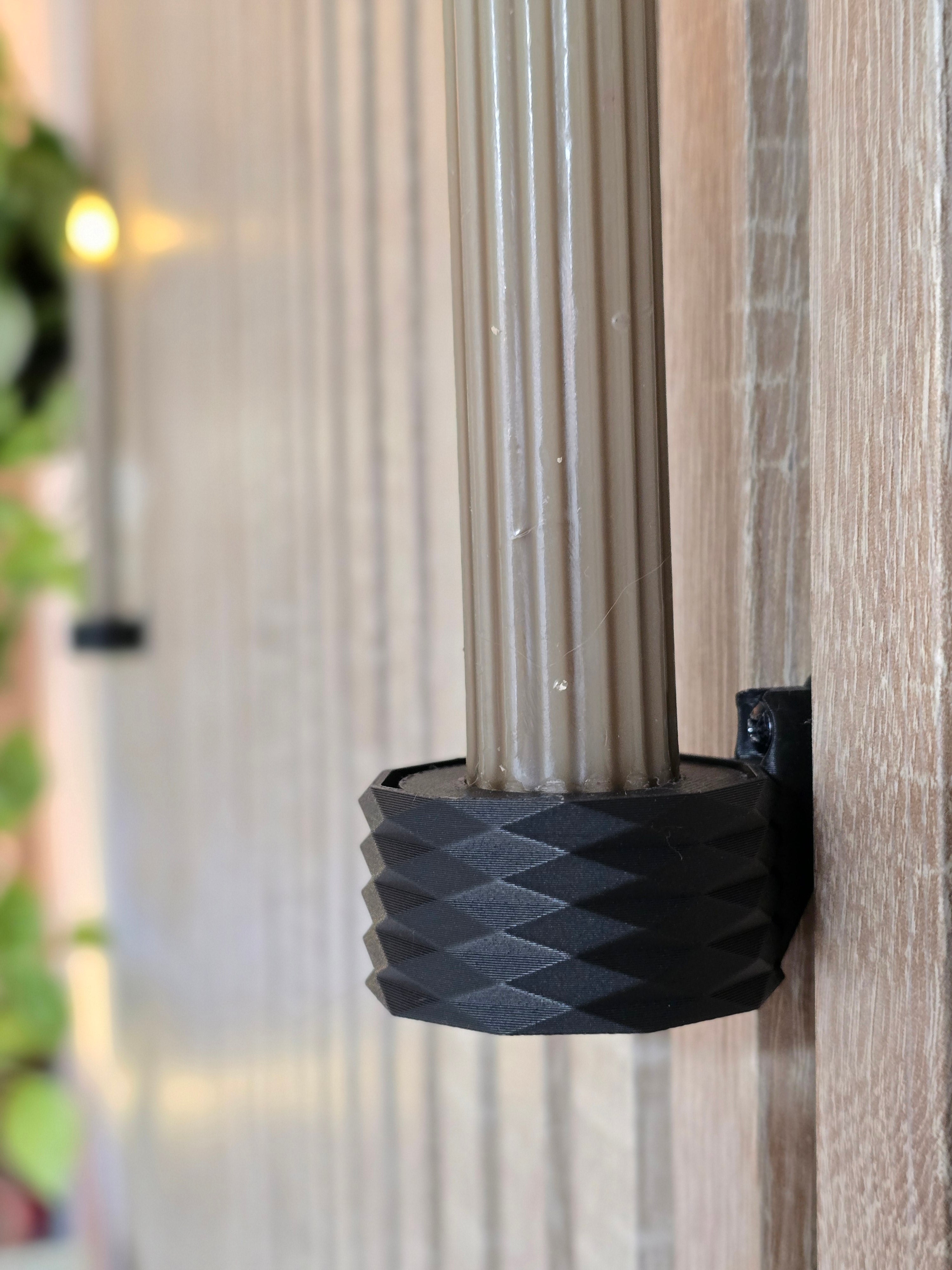 Teelicht-/Kerzenhalter (LED-Kerze separat erhältlich) für Akustikplatten - Montageart: Wandclip
