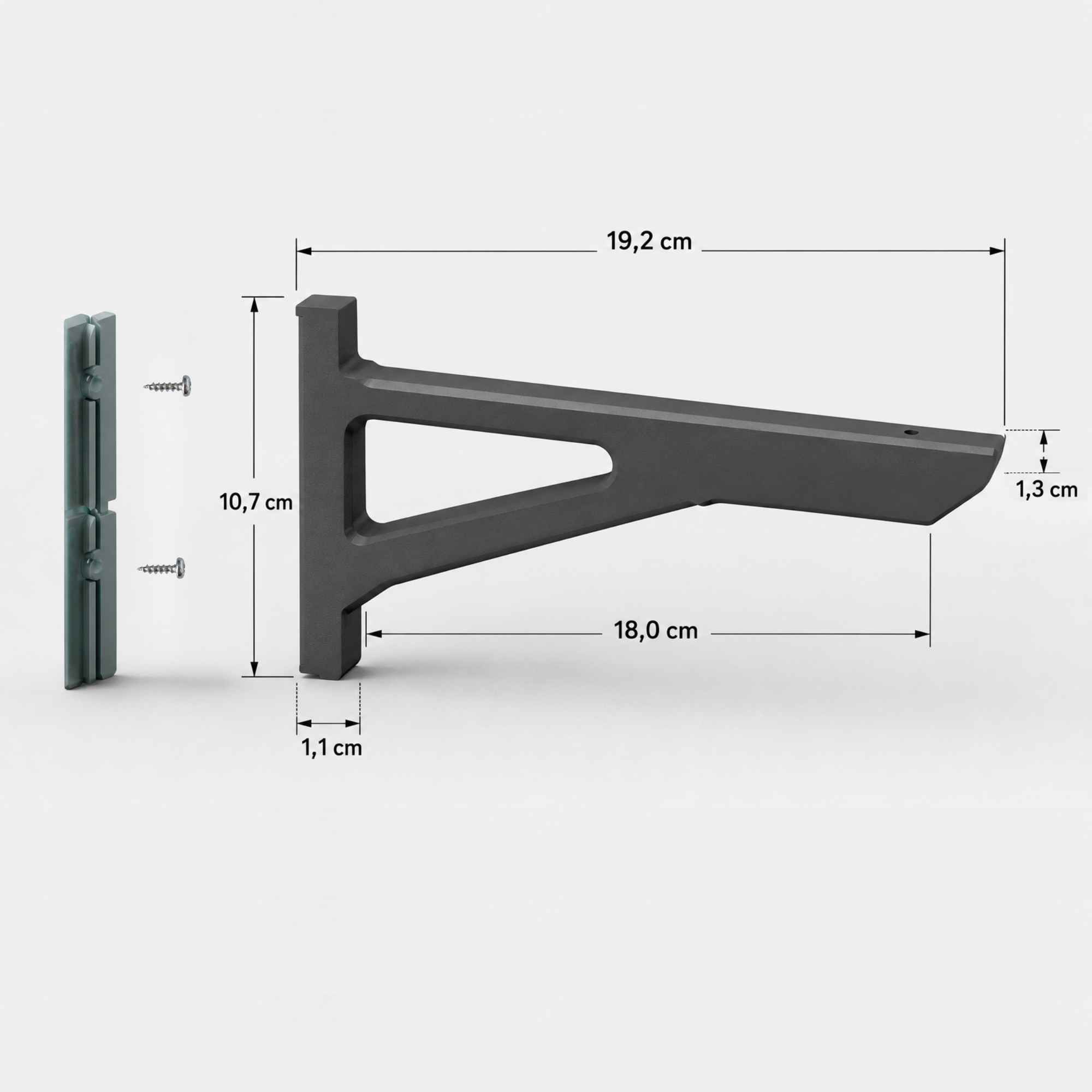 Shelf Brackets - Installation: Wall Clip