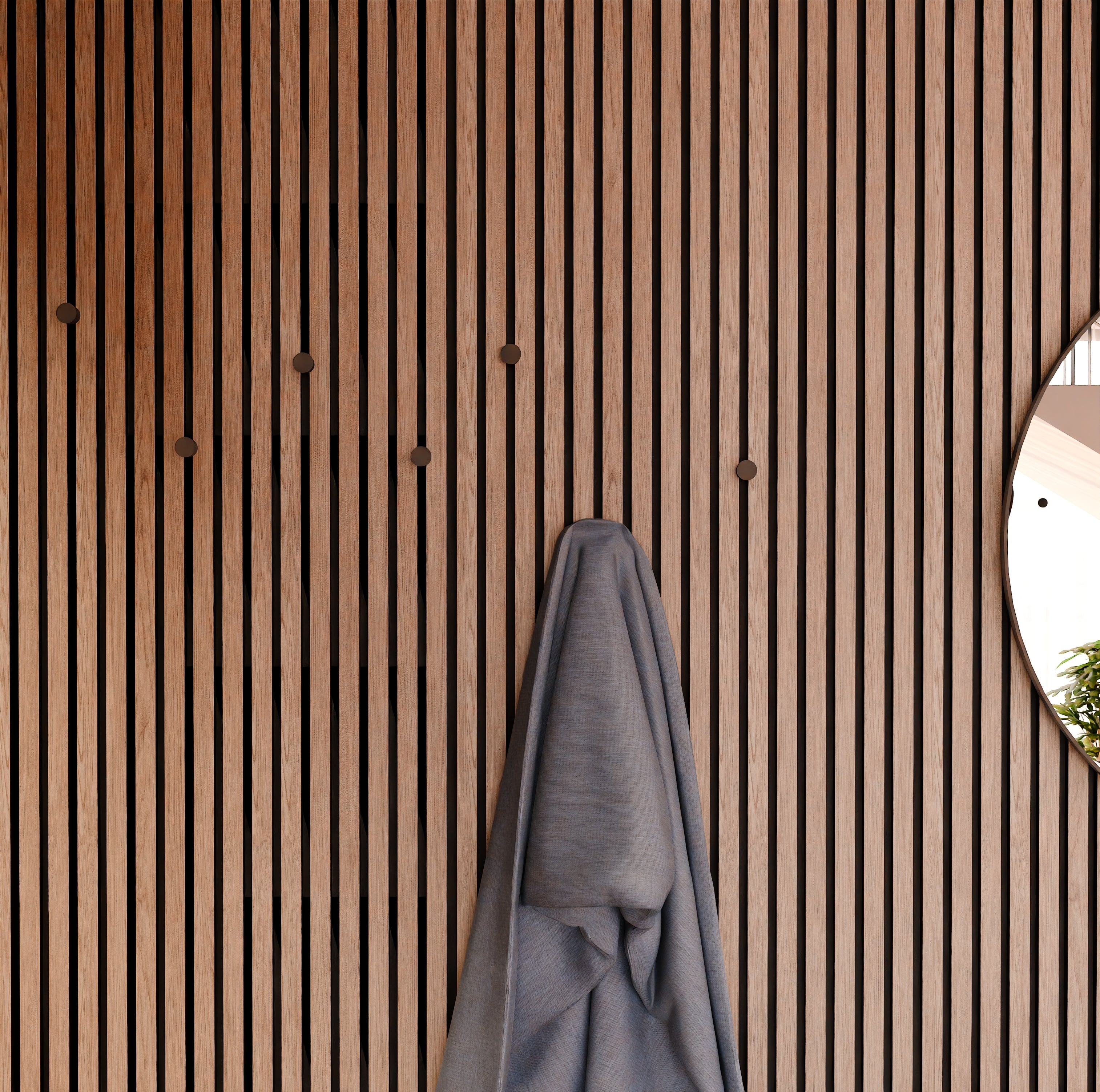 Knophaak voor akoestische panelen - Installatietype: Muurclip