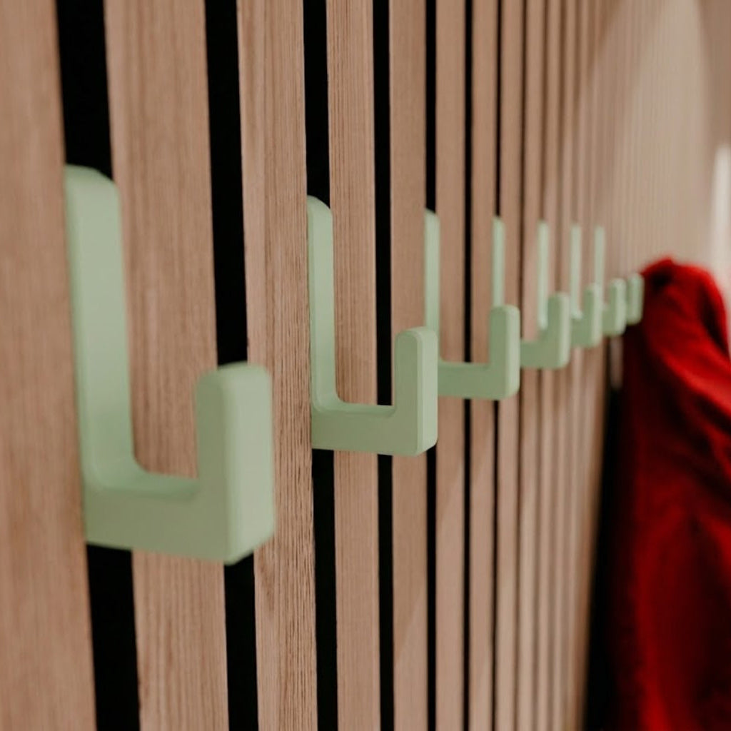 Single Hook Square for Acoustic Panels - Installation Type: Wall Clip