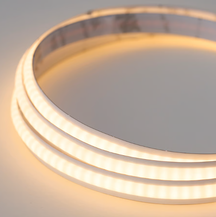 LED strips + diffuserkappen voor akoestische panelen