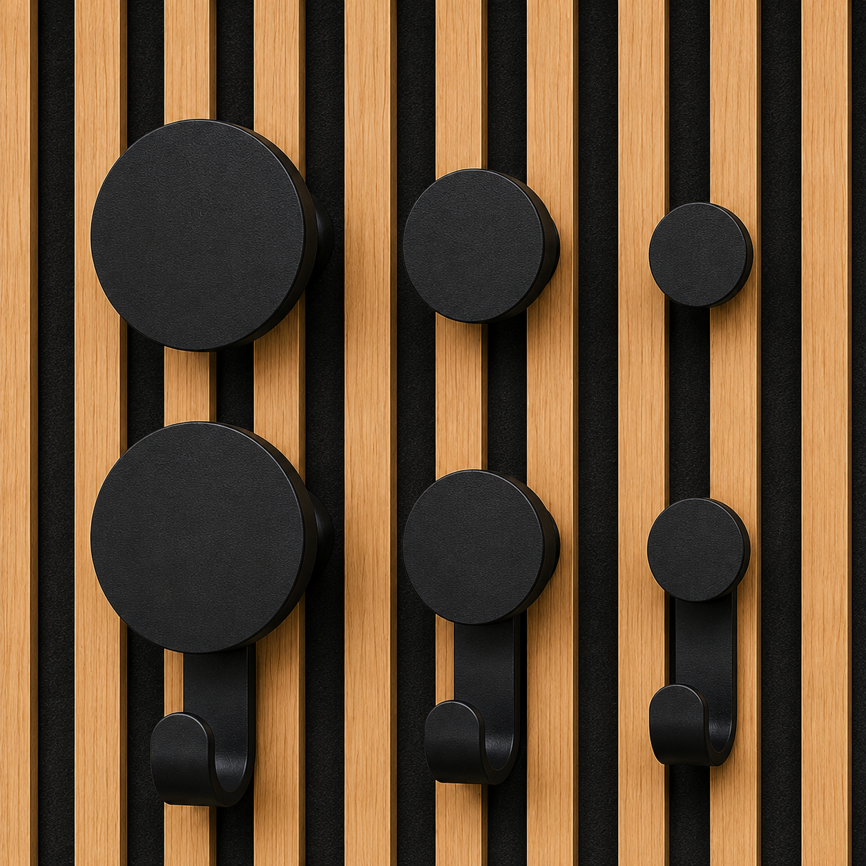 Round Hanger/Hook for Acoustic Panels - Installation type: Wall Clip