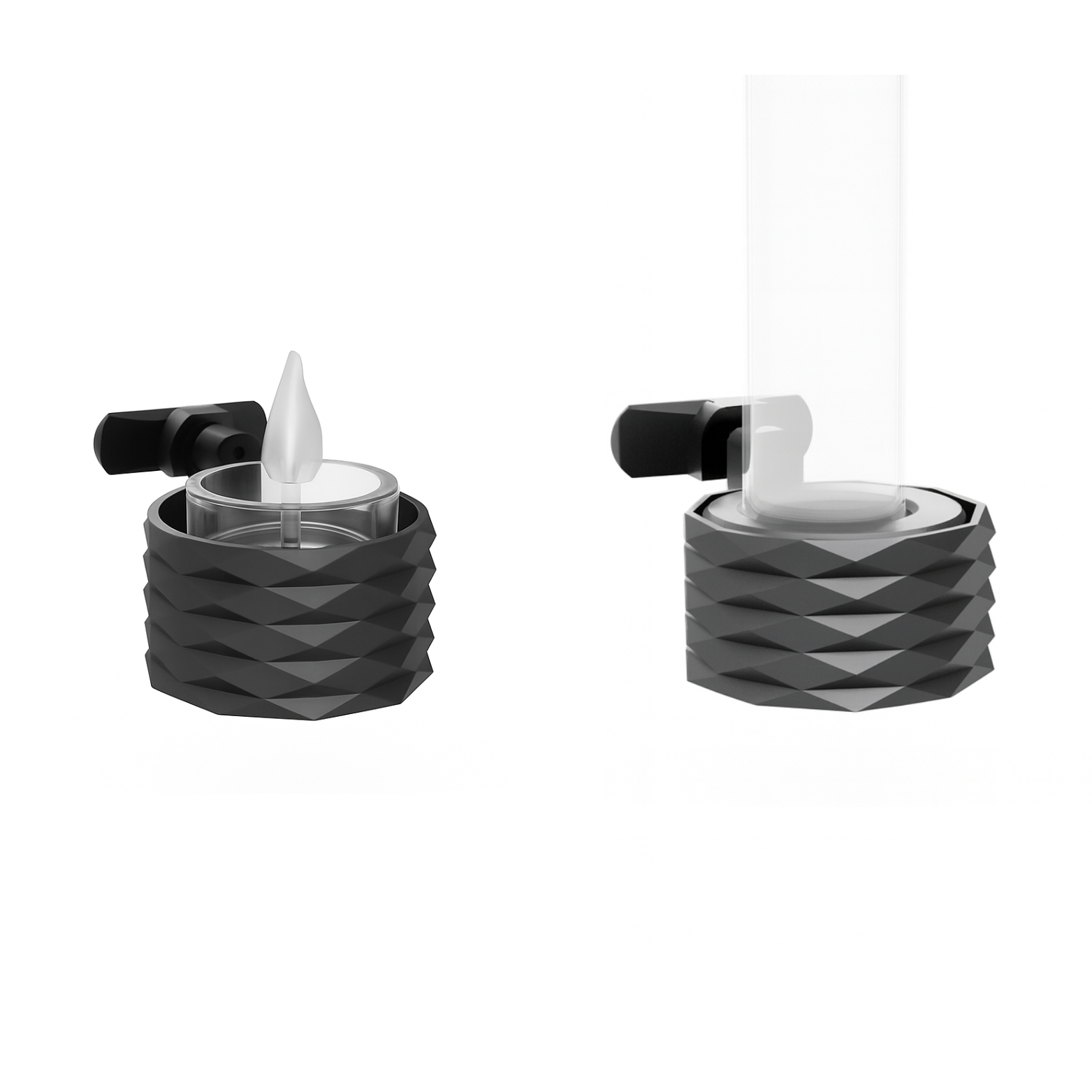 Tealight/ Dinner Candle Holder for Acoustic Panels - Installation Type: Wall Clip