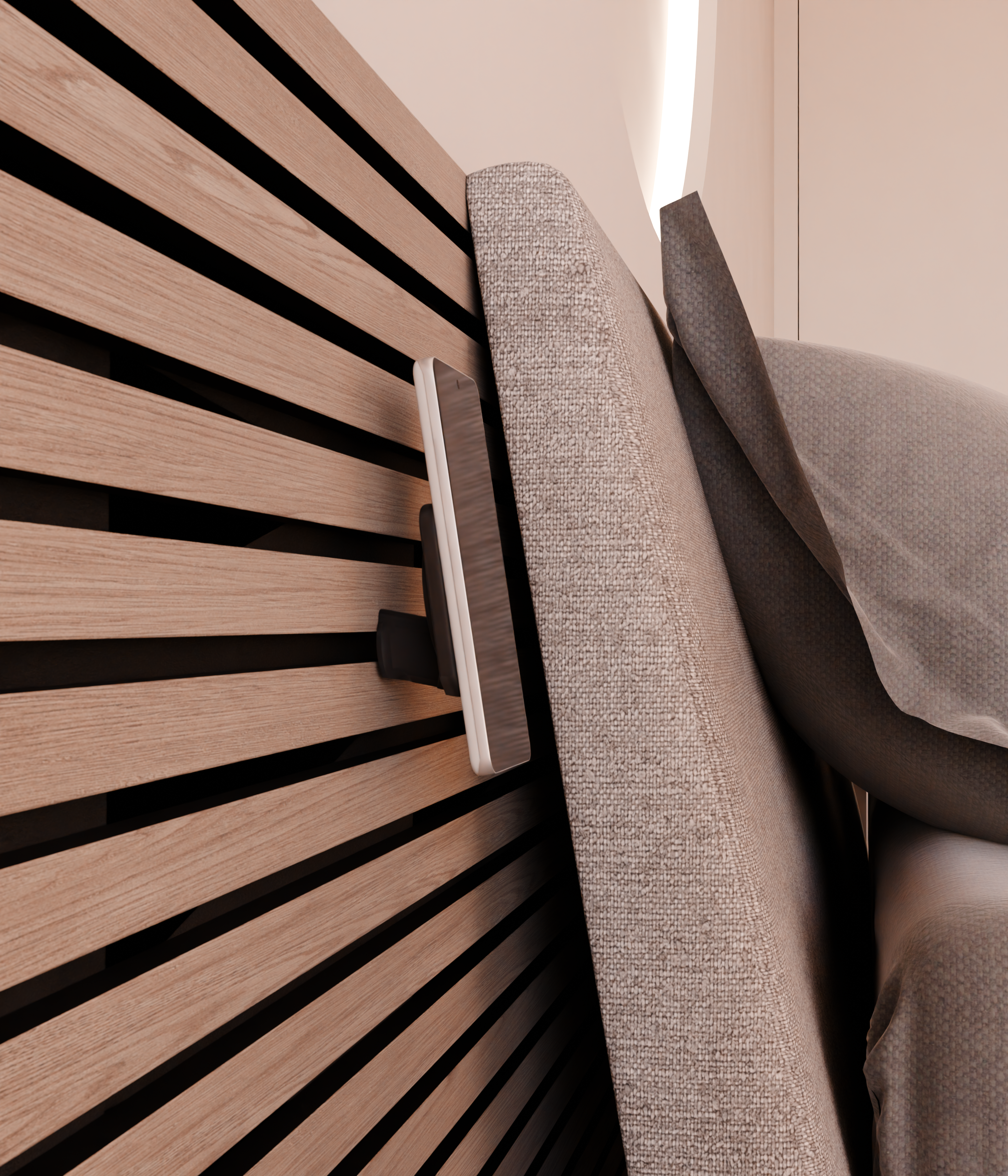 MagSafe-houder voor akoestische panelen - Installatietype: Muurclip
