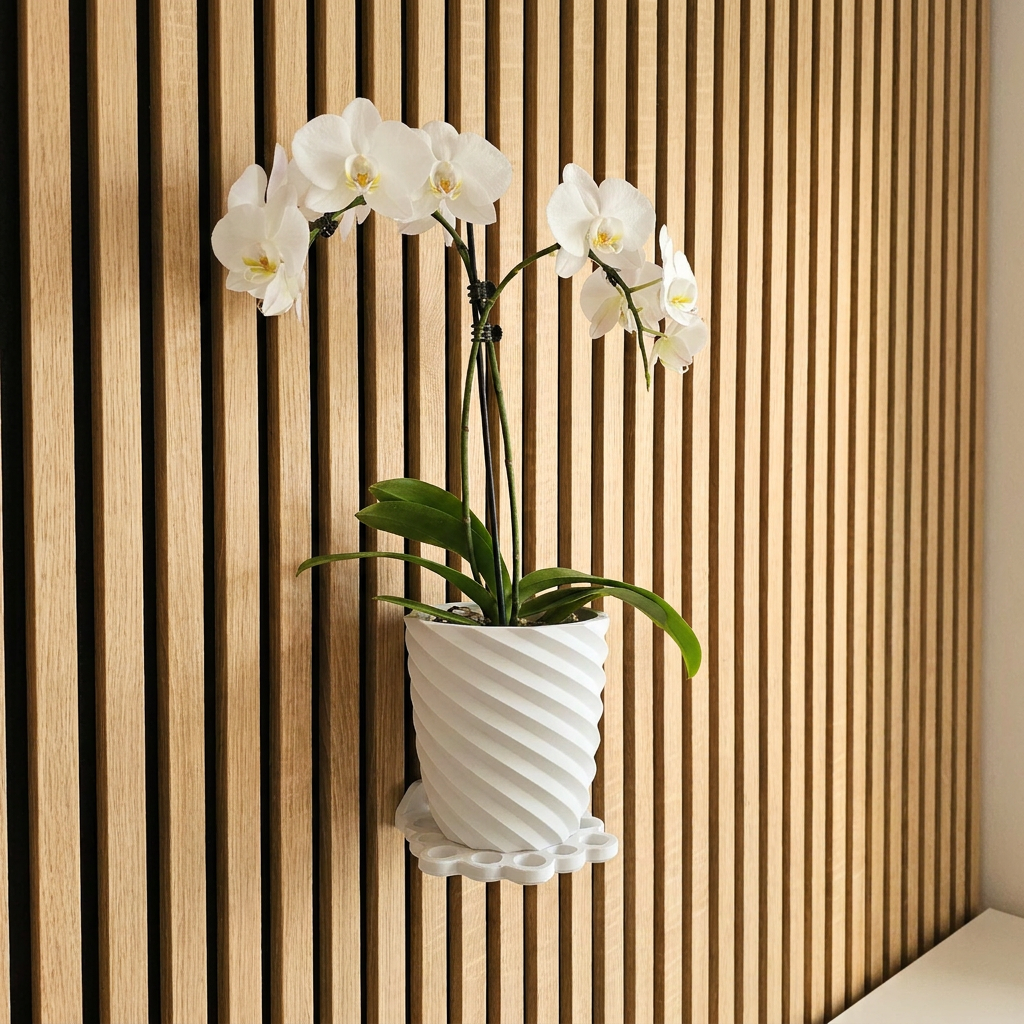 Designbladlade voor akoestische panelen - Installatietype: Wandklem