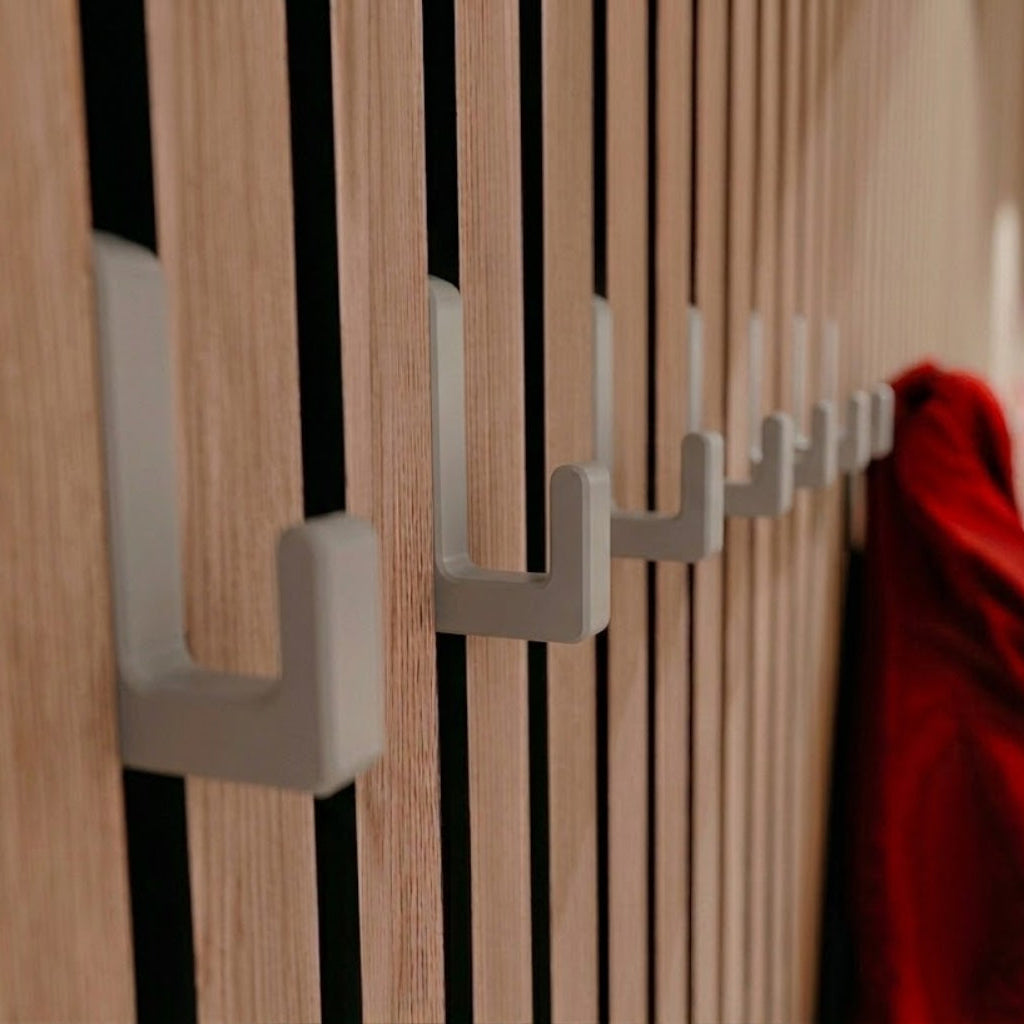 Single Hook Square for Acoustic Panels - Installation Type: Wall Clip