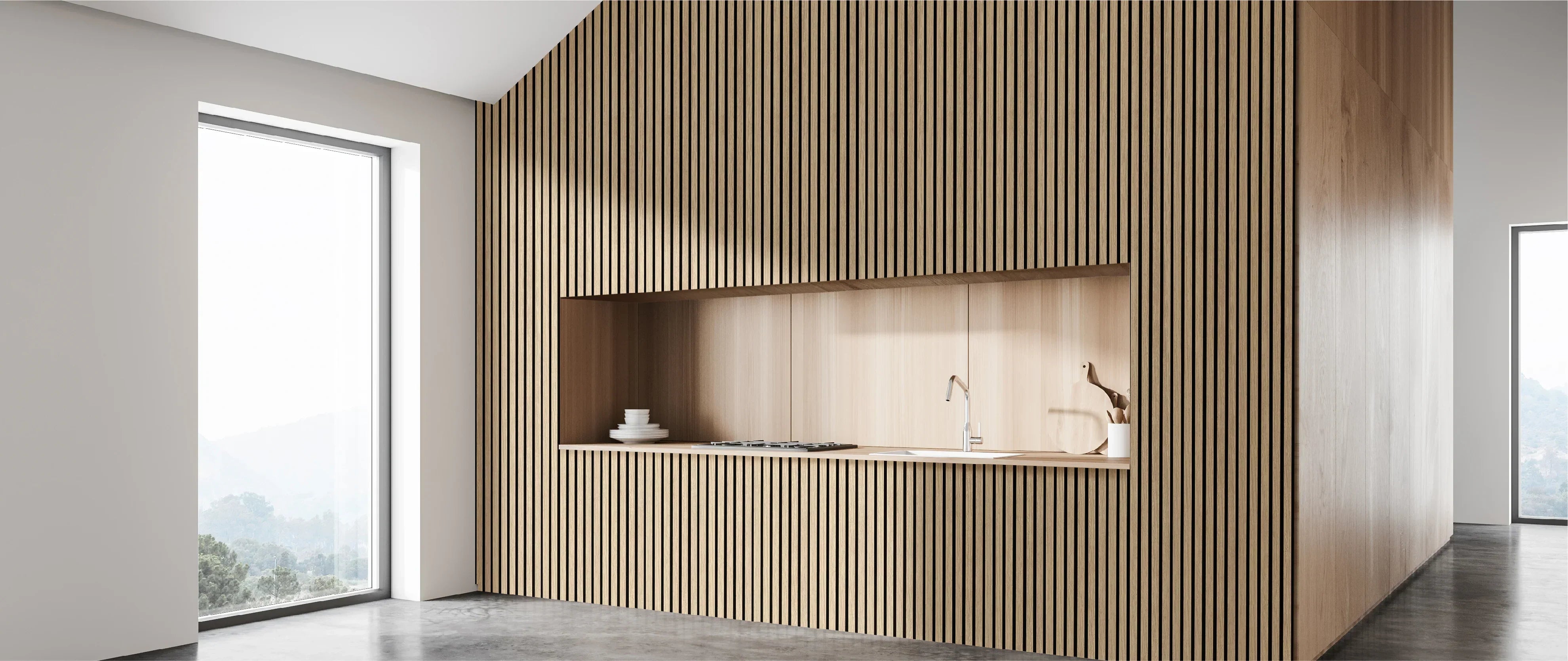 Acoustic panels living room