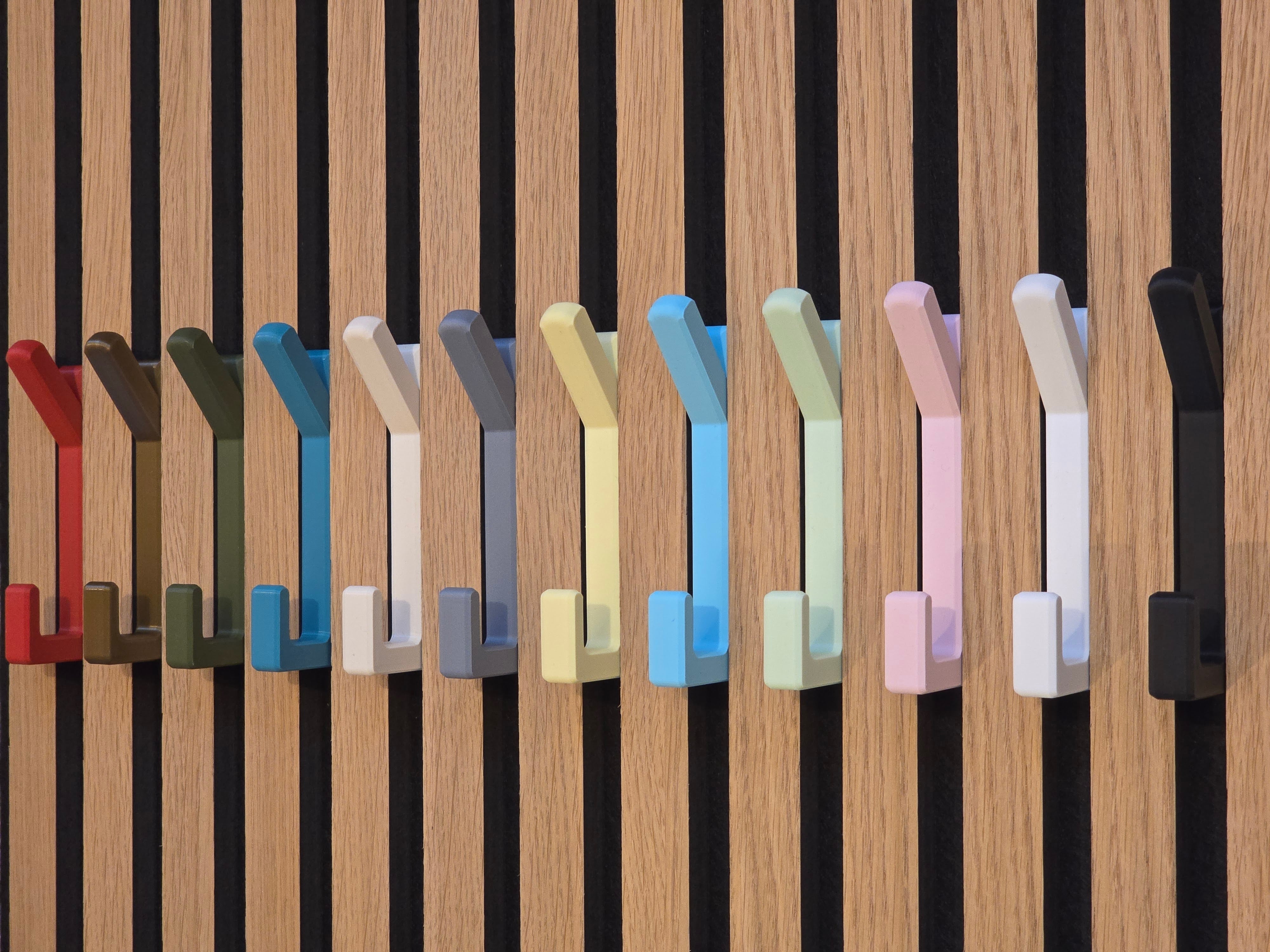 Double Coat Hook for Acoustic Panels - Installation Type: Wall Clip