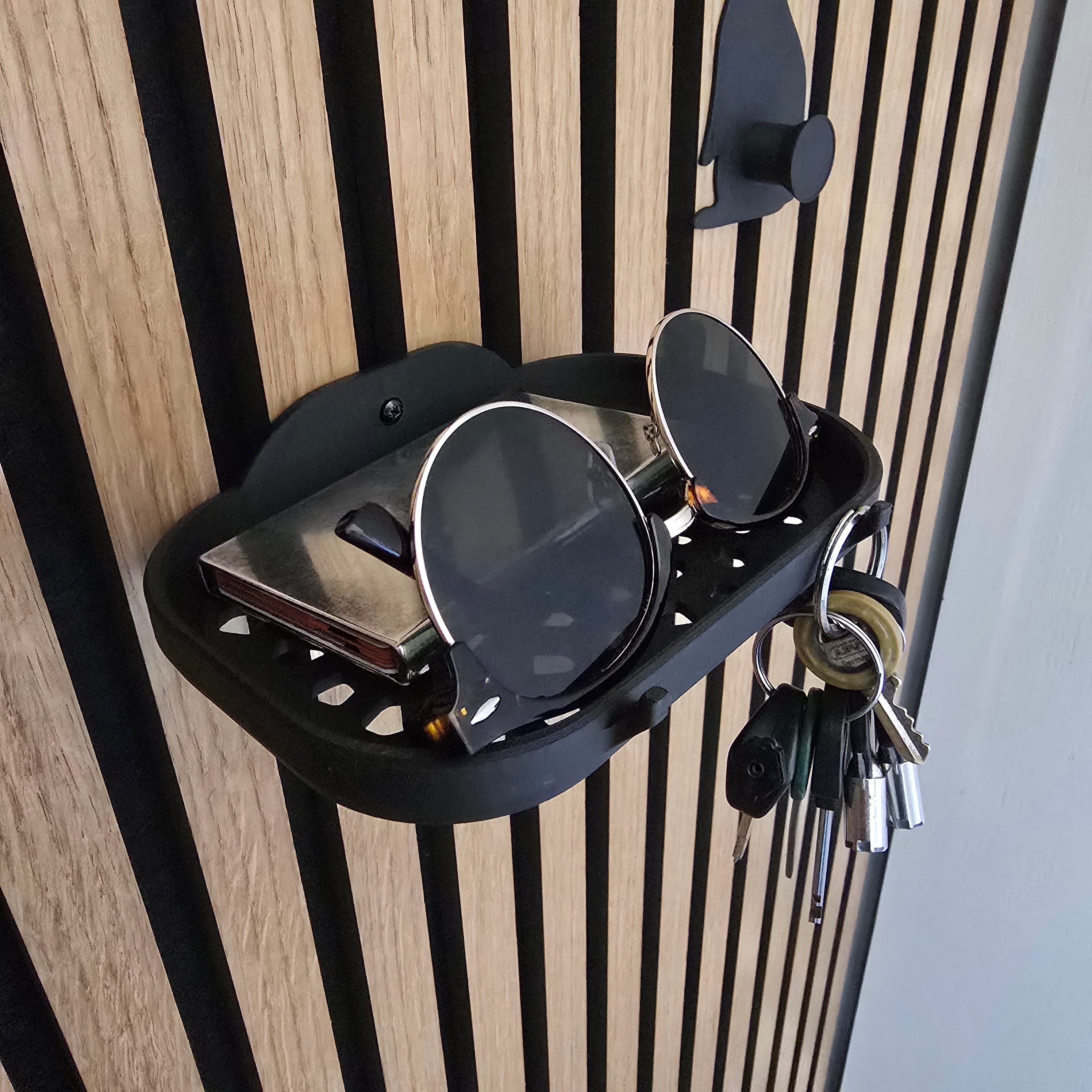 Key Tray for Acoustic Panels - Installation Type: Wall Clip