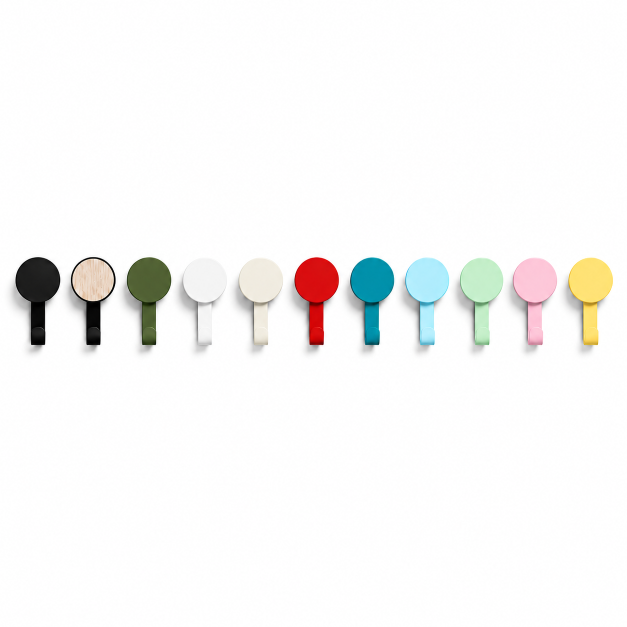 Round Hanger/Hook - Installation: Wall Clip