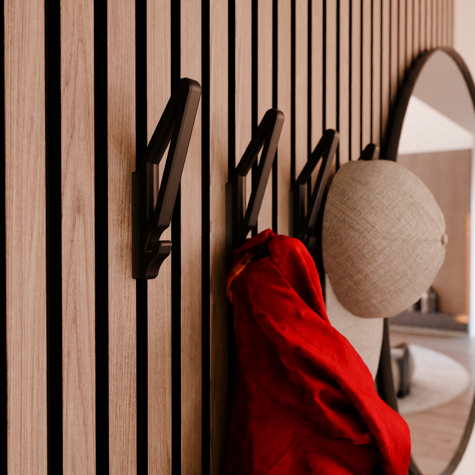 NEW! Design hook for Acoustic Panels - Installation type: Wall Clip