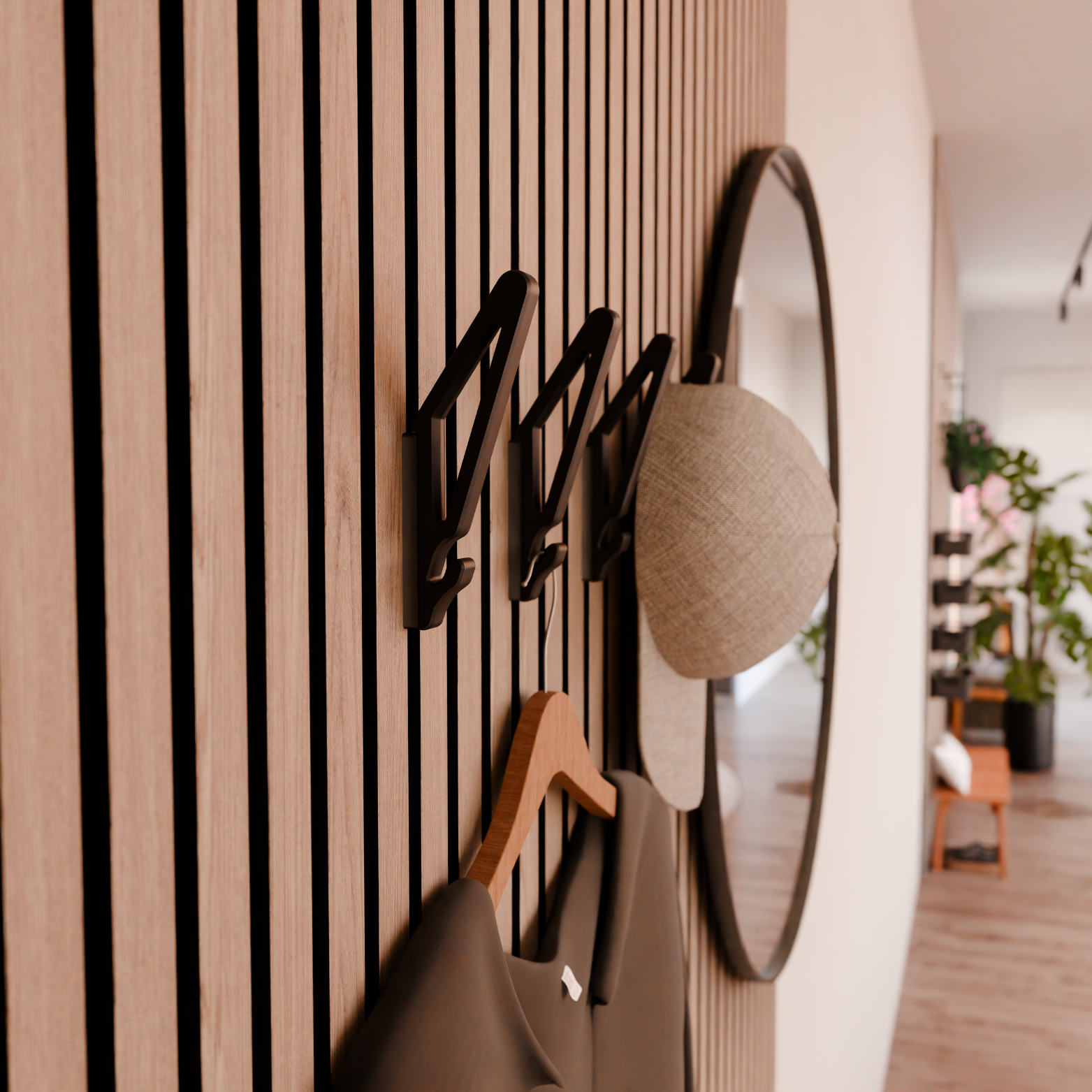 NEW! Design hook for Acoustic Panels - Installation type: Wall Clip