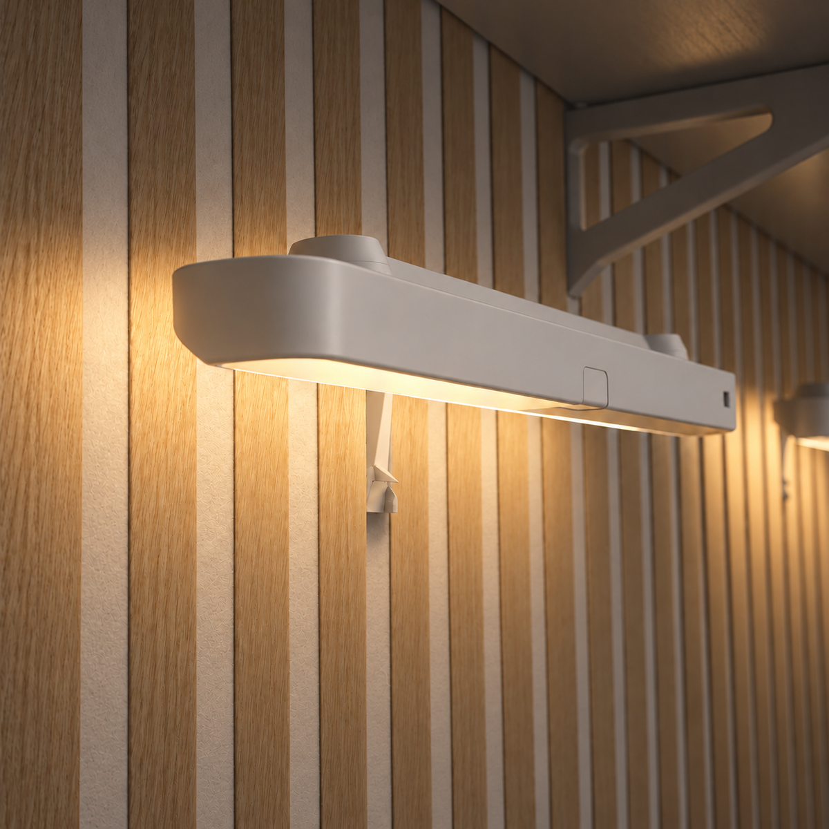 Applique murale LED Walltune - Installation : clip mural