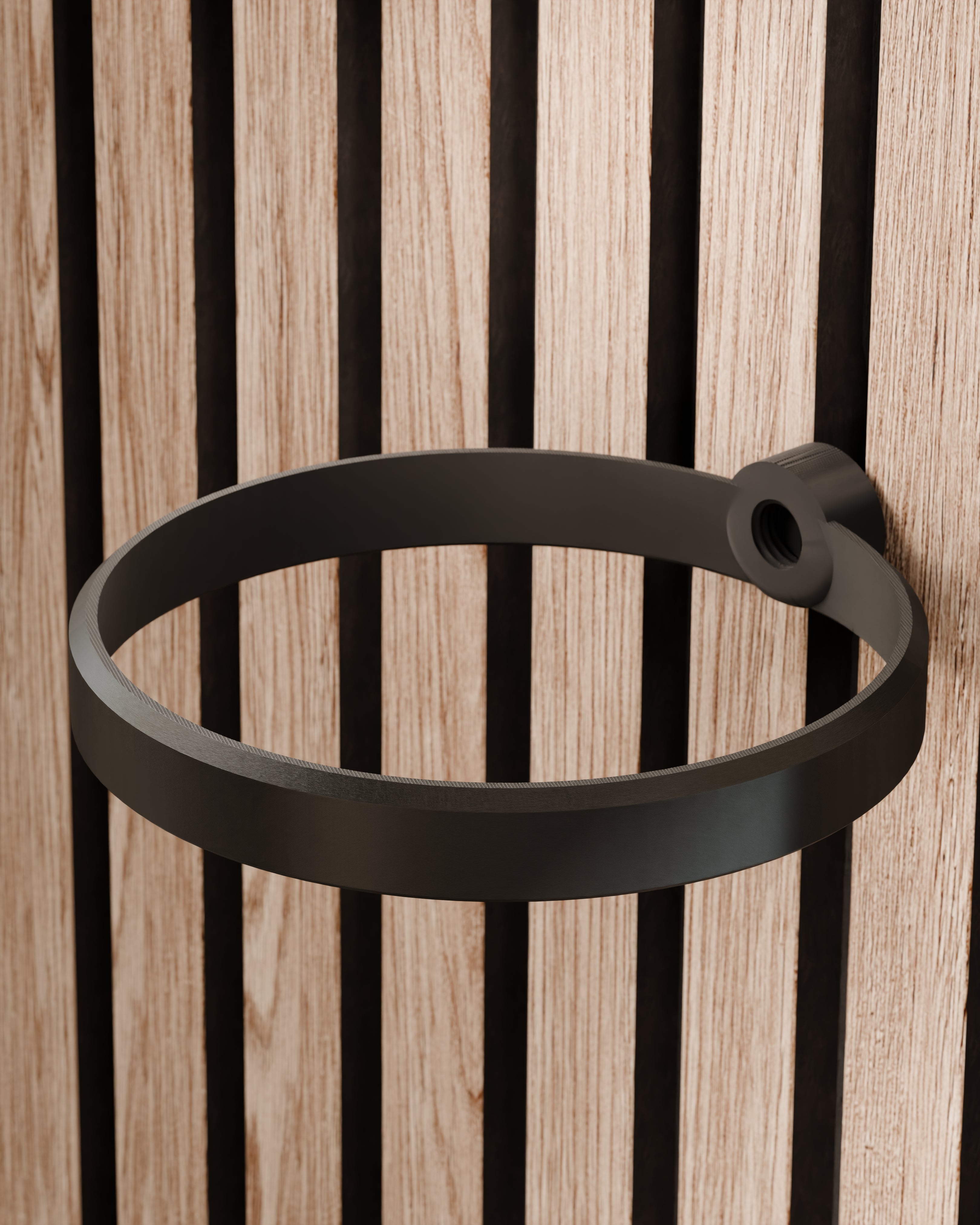 Plantenhouder/ring voor akoestische panelen - Installatietype: Muurclip