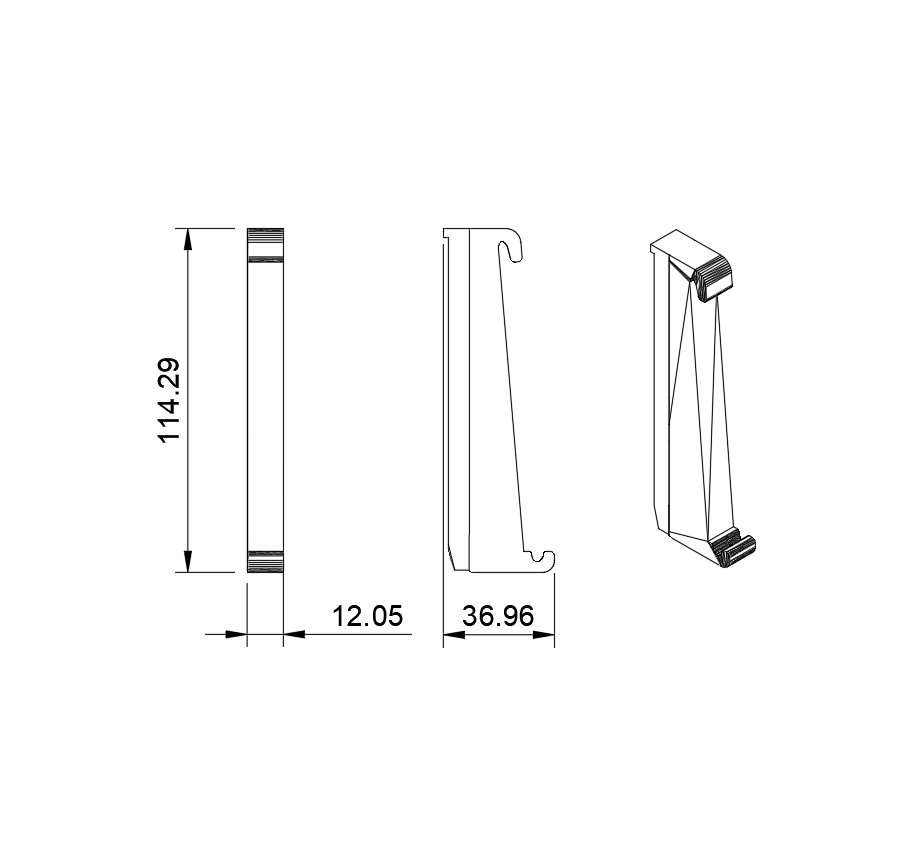 Akustikpaneelhalterungen für IKEA UPPDATERA Organizer – Montageart: Wandclip