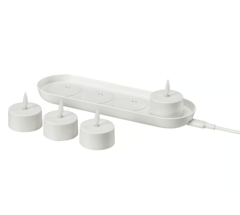 Walltune LED Theelicht of Dinerkaars – met Timer