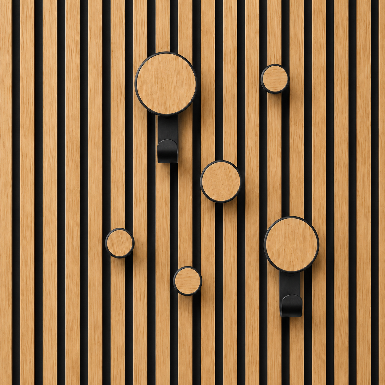 Round Hanger/Hook for Acoustic Panels - Installation type: Wall Clip