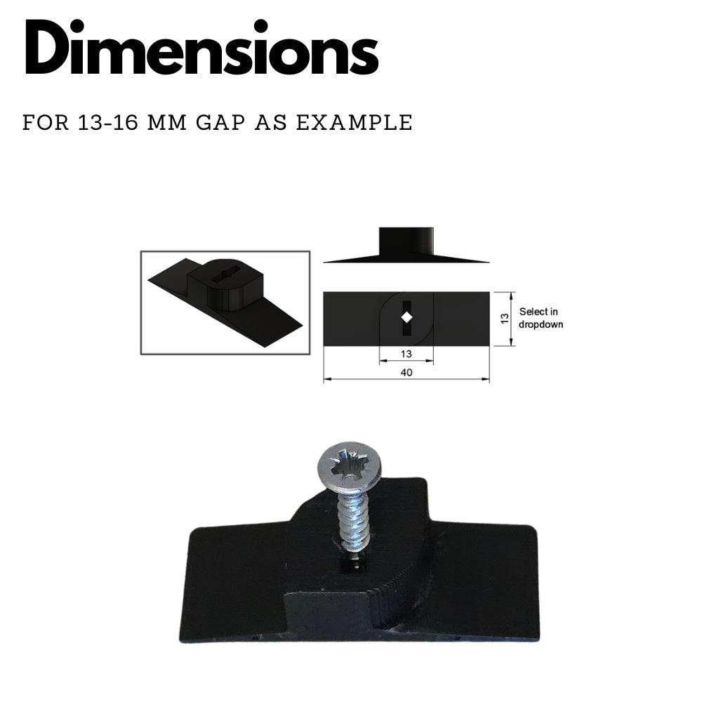 Acoustic panel screw clip - by WallTune