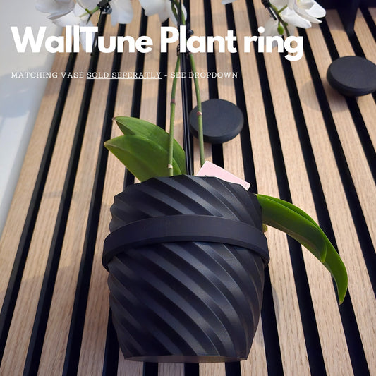 Plant holder for acoustic panels - Twist and go - by WallTune