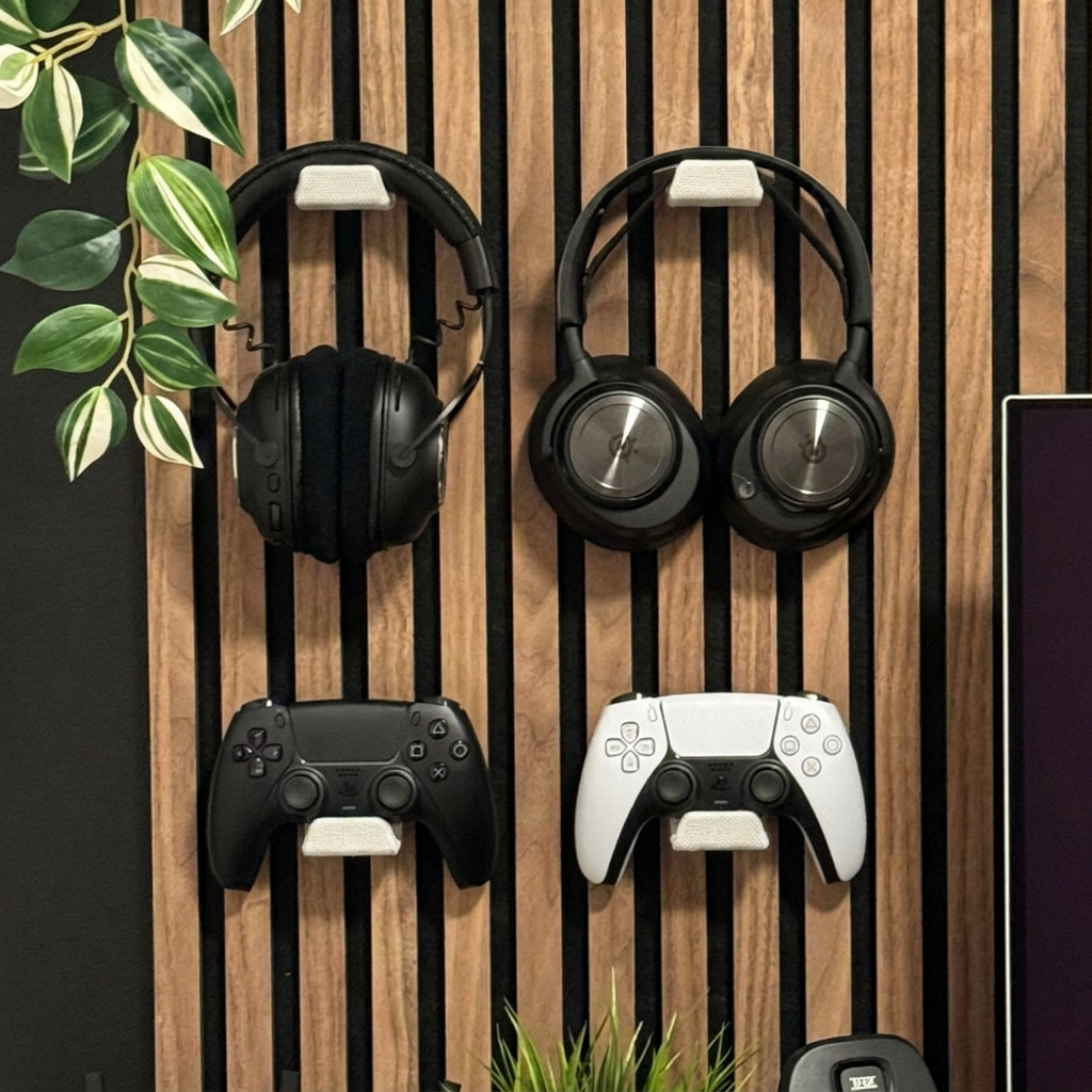 Headset- en controllerbevestiging voor akoestische panelen - Installatietype: Muurclip