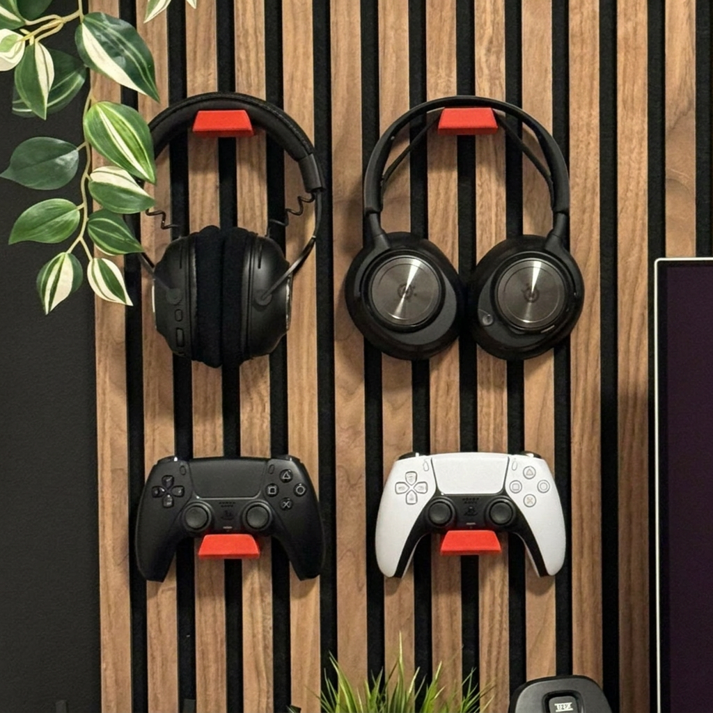 Headset- en controllerbevestiging voor akoestische panelen - Installatietype: Muurclip